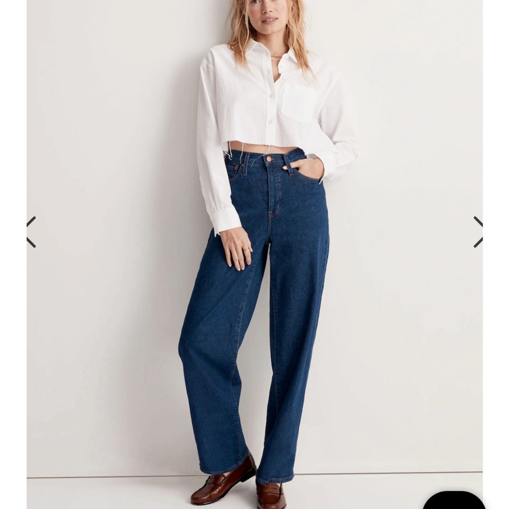 Madewell Tall Perfect Vintage Wide-Leg Jean in Fairdale Wash size 29 NWOT